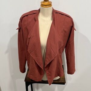 Vero Moda Rust Open-Front Blazer
